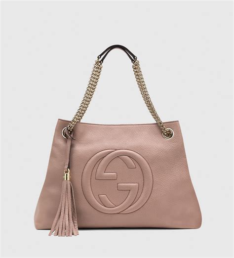 bolsa gucci soho shoulder|Gucci double g shoulder bag.